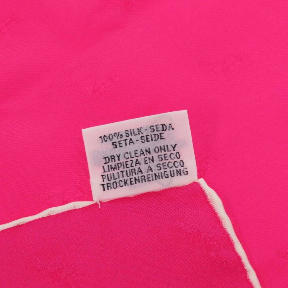 HERMES Authentic Pink Silk Scarf - Picture 5 of 5
